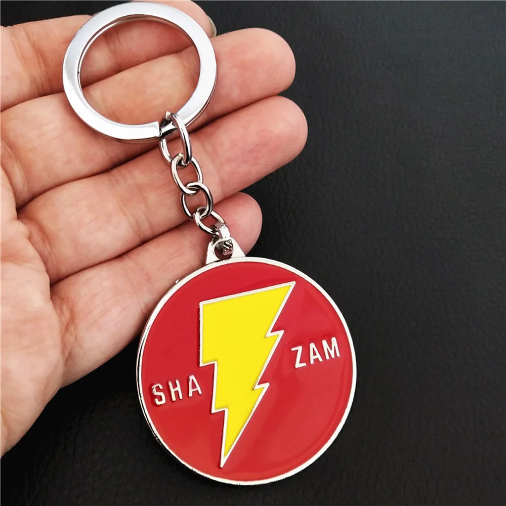 2019 DC Shazam ожерелье Марвел Капитан Billy Batson вспышка молния для женщин мужчин