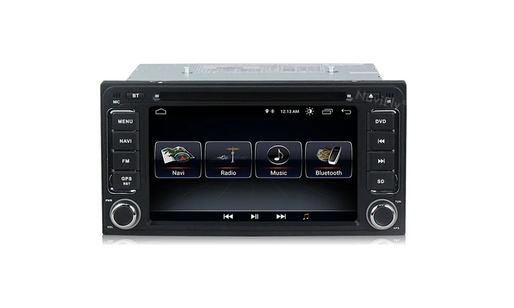 Best New Arrival!Navifly android8.1 Car multimedia Player Navigation GPS DVD for Toyota corolla RAV4 universal car radio NAVI 9