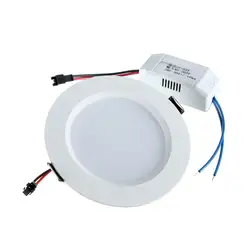 Jiguoor AC85-265V LED Подпушка свет 7 Вт Подпушка свет с водителем лампы Потолочные встраиваемые Подпушка свет круглый Панель света лампада LED