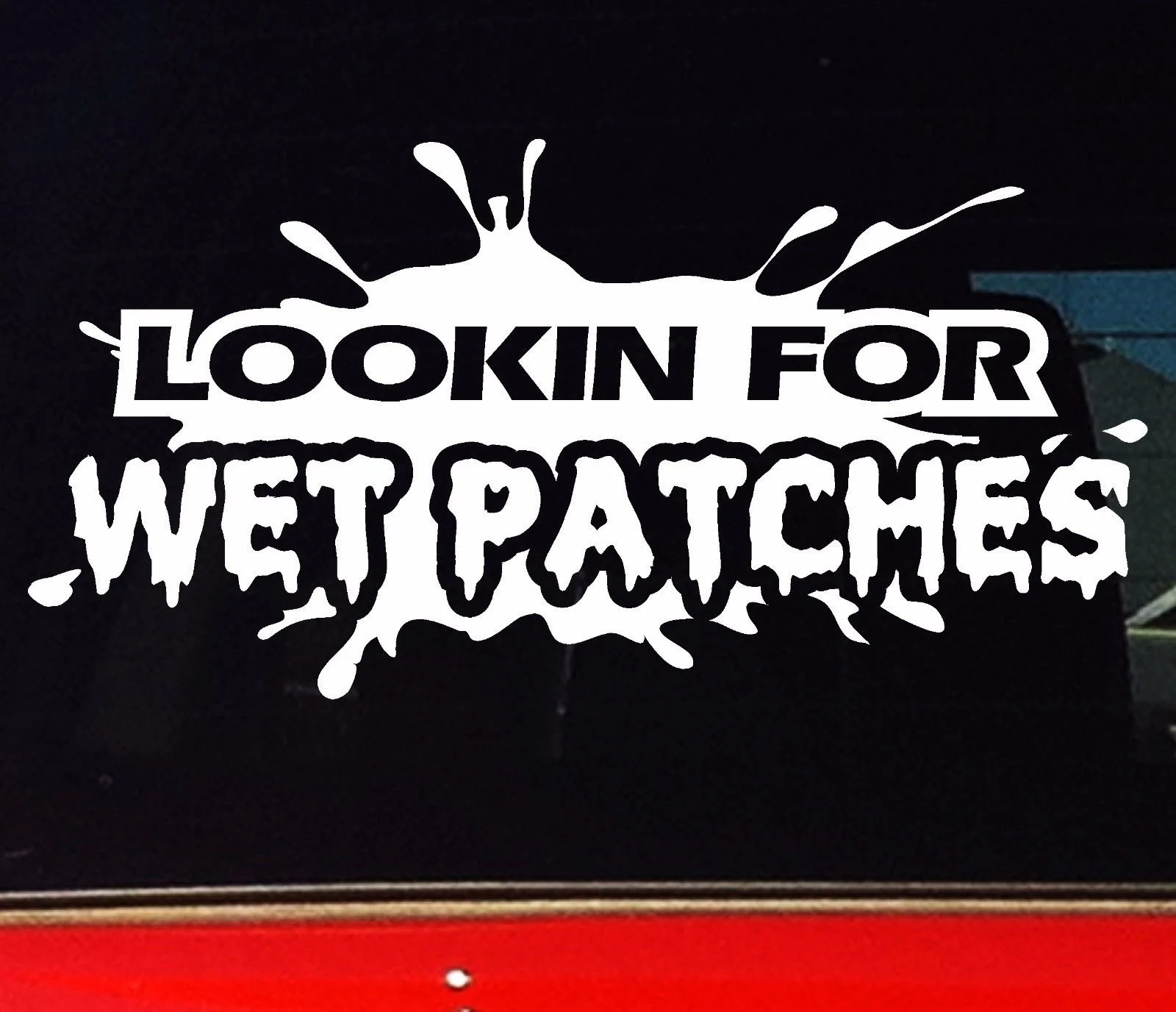 Car Styling For 4x4 WET PATCH Mud 4wd Funny Rude Car Stickers 200mmin