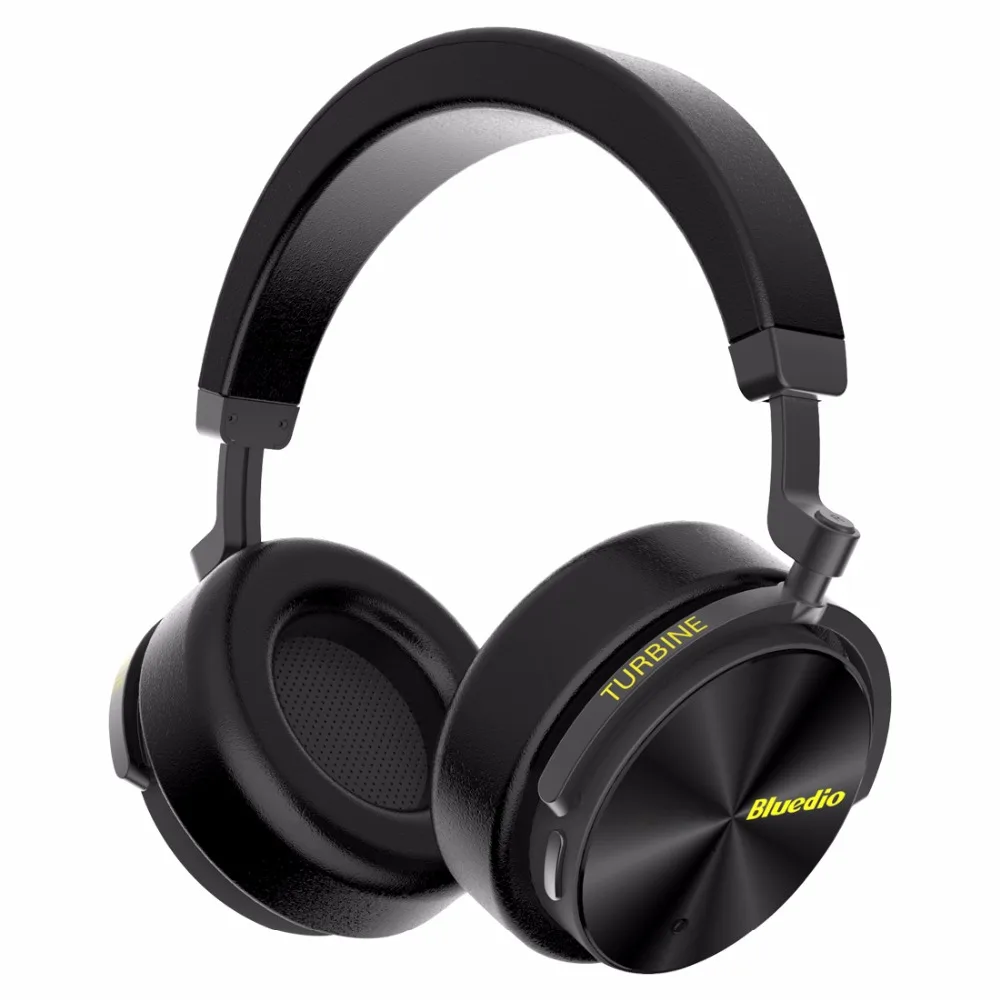 Bluedio T5 Active Noise Cancelling Wireless Bluetooth Headphones Portable Headset With Microphone For Phones And Music