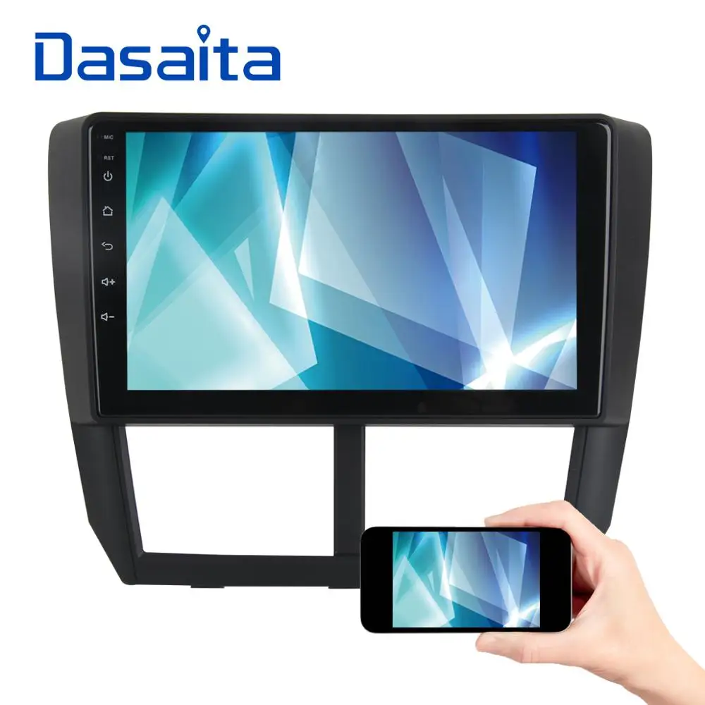 Clearance Dasaita Android 8.1 Car DVD GPS for Subaru Forester Multimedia 2008 2009 2010 2011 2012 with 9" IPS Touch Screen Auto Stereo LET 2