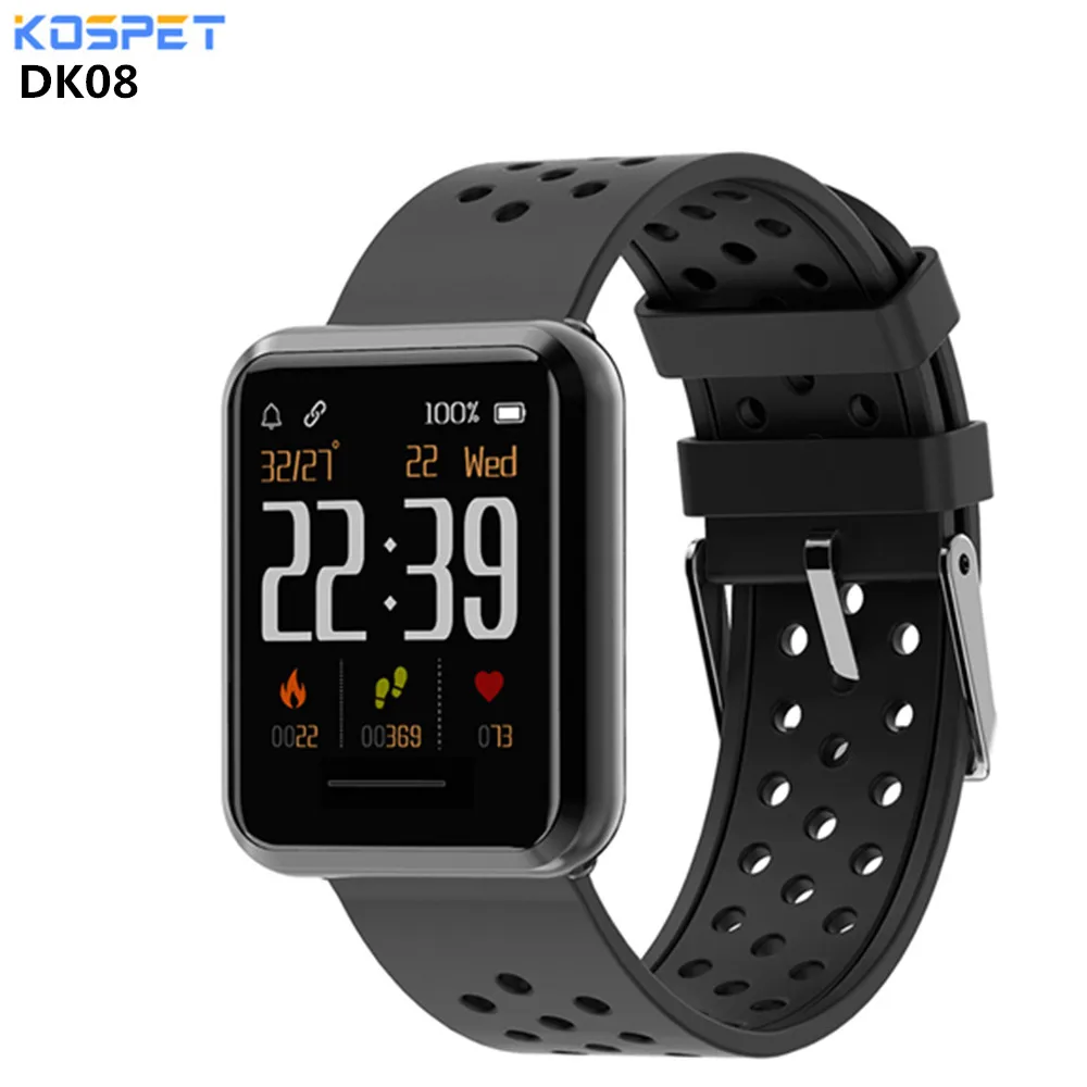 

KOSPET DK08 smartwatch 1.28" Mulit-Sport mode Bluetooth IP67 Waterproof 110mAh smart watch men women For IOS Android