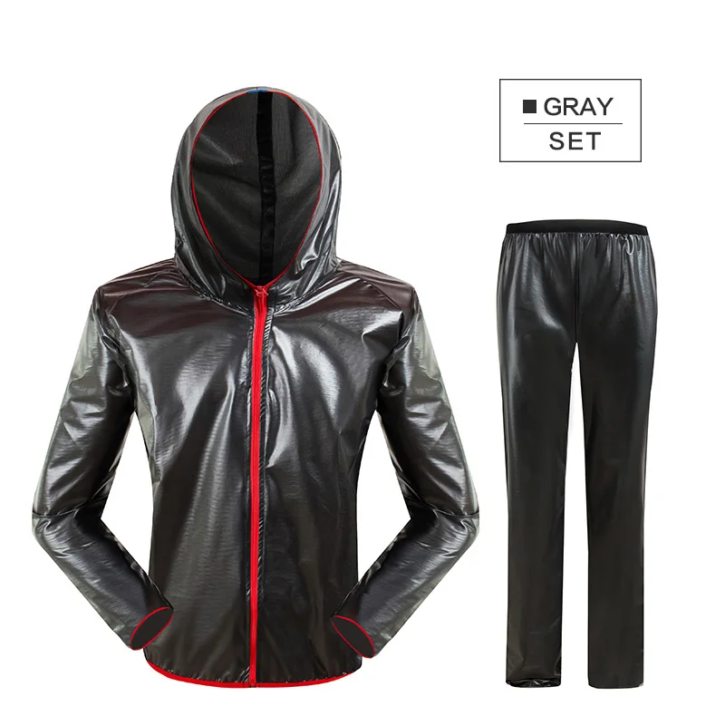 Cycling Rain Jacket Waterpoof Cycling Sets Long Sleeve Bicycle Rain