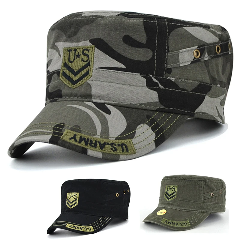 

2017 Fashion USA Army Cap Embroidery Cotton Tactical Cap Camouflage Hats For Men Women Baseball Cap Brand Camo Snapback Hats