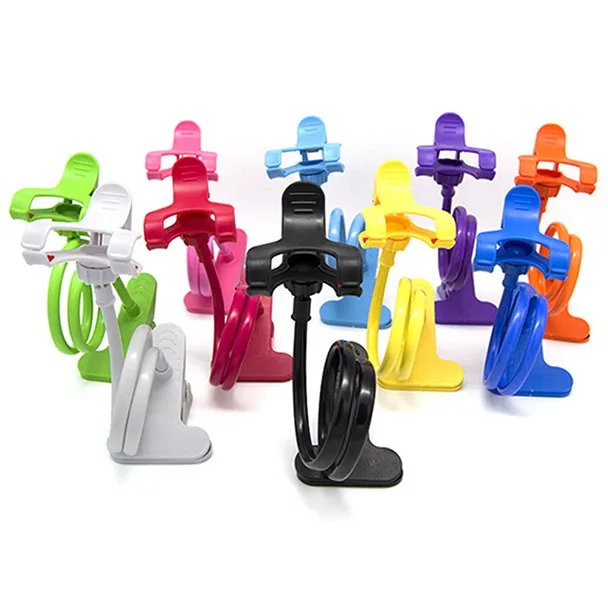 

360 Flexible Clip Mobile Cell Phone Holder Lazy Bed Desktop Bracket Mount Stand telefoon houder soporte movil telefon tutucu