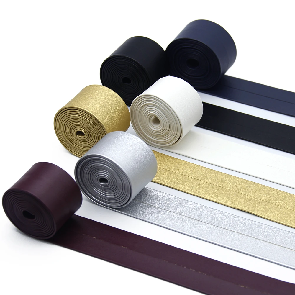 

3cm Plain Layering Synthetic Leather Ribbons Line in the Middle (5M Discontinuous)Crafts Home Packing Bow-knot Gift DIY,5Yc7278