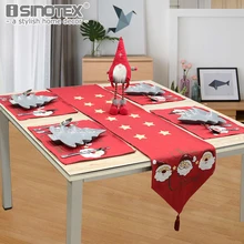 1 шт. Декоративная скатерть с Санта Клаусом 33x180 см|table runner|runner
