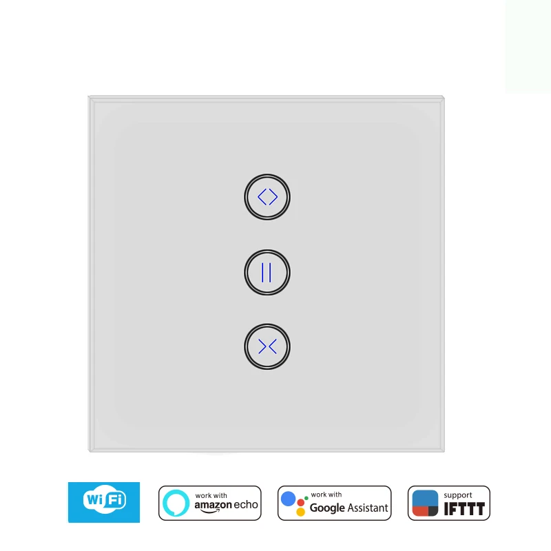

WiFi Curtain Switch Electric Motorized Curtain Blind Roller Shutter, Google Home, Amazon Alexa IFTTT Voice Control ,Tuya Smart