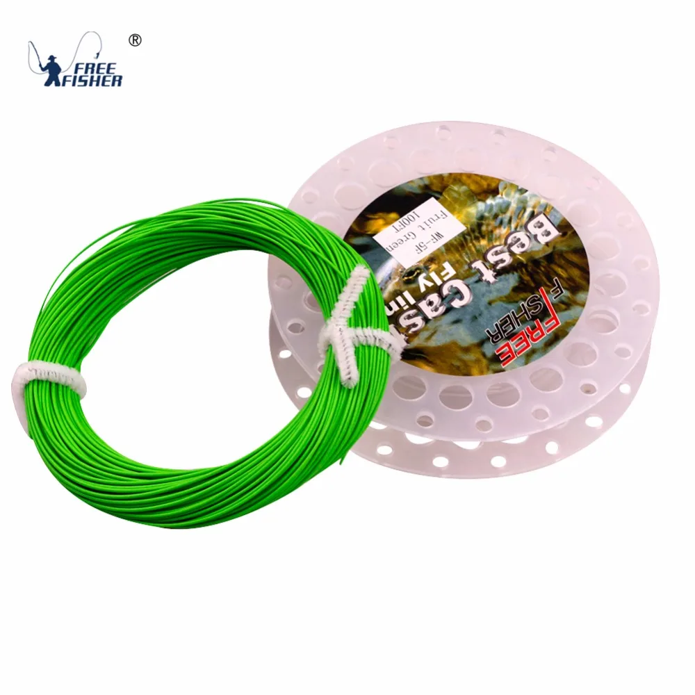 Free Fisher Fly Fishing Main Line Floating 100 FT Leaders Trout Salmon Fly Fishing Main
