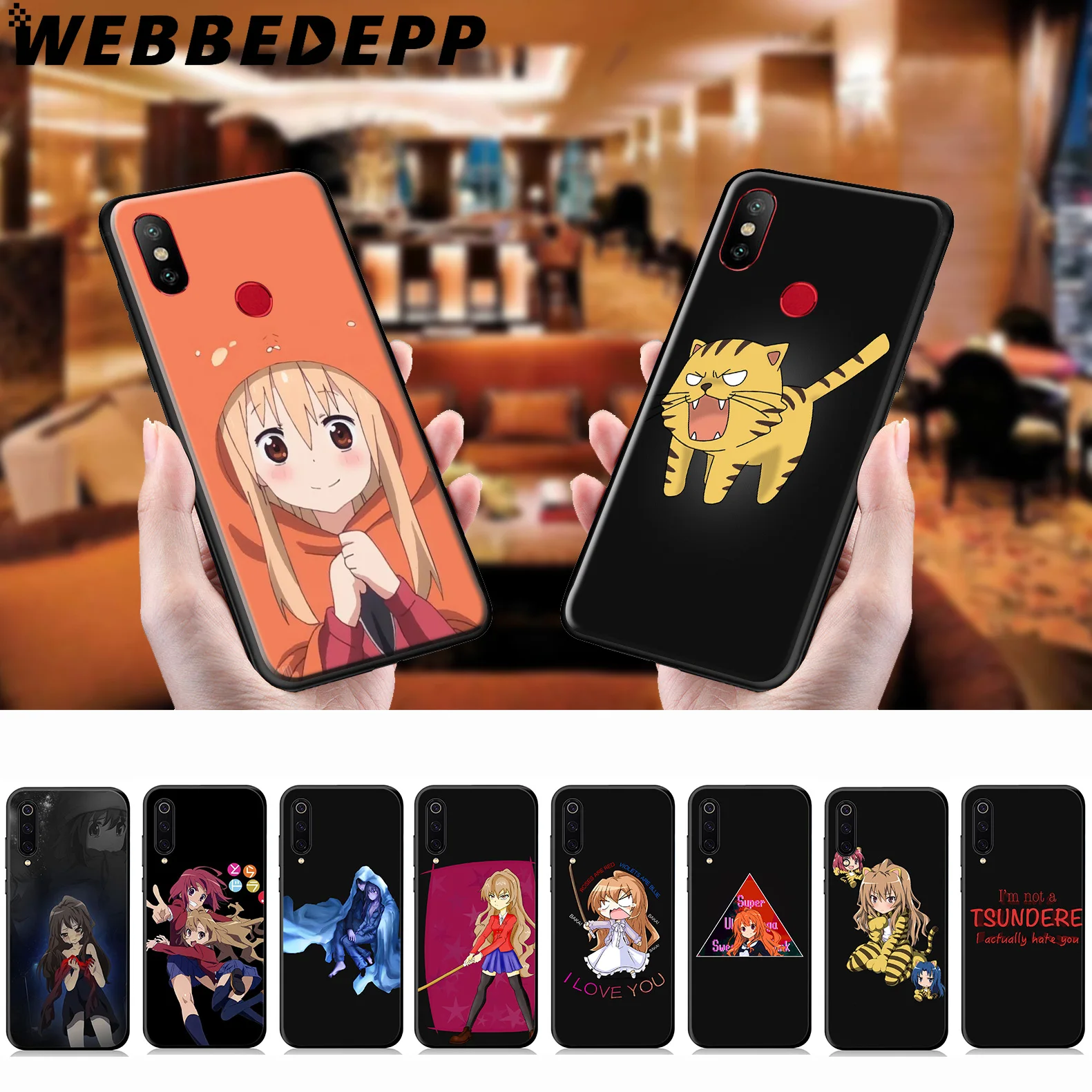 Мягкий чехол WEBBEDEPP Toradora для Xiaomi Mi 9T 9 8 SE 6 A1 A2 A3 Lite MiA1 MiA2 MiA3 F1 MAX 3 Mi8 CC9E CC9 |