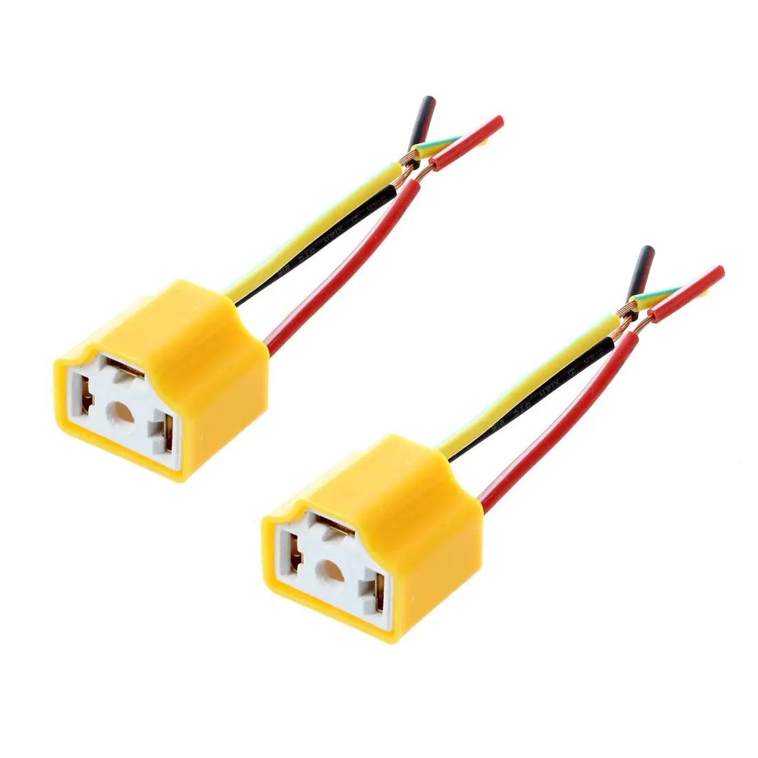 

Car Auto Headlight Connector Plug H4 Lamp Bulb Socket 2 Pcs