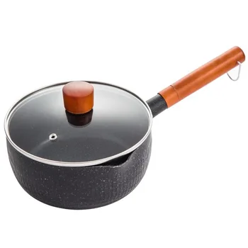 

Japanese hammer snow multifunctional Maifanitum pan aluminum non-stick pan milk pan bottom