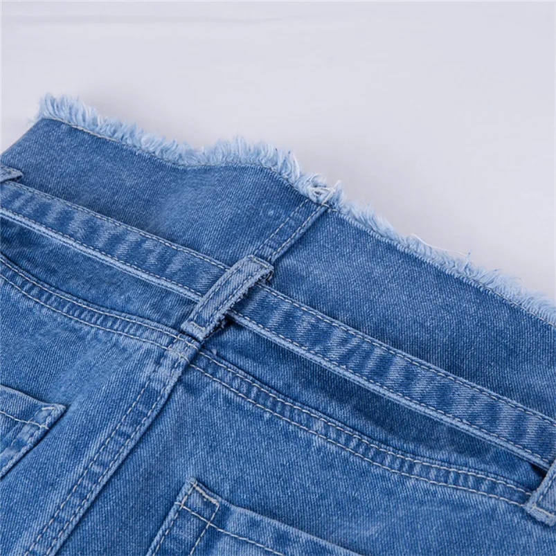 Тонкий пояс Джинсы 2018 г. Новая женская Высокая Талия джинсовые штаны узкие прямые брюки обтягивающие брюки джинсы # O19