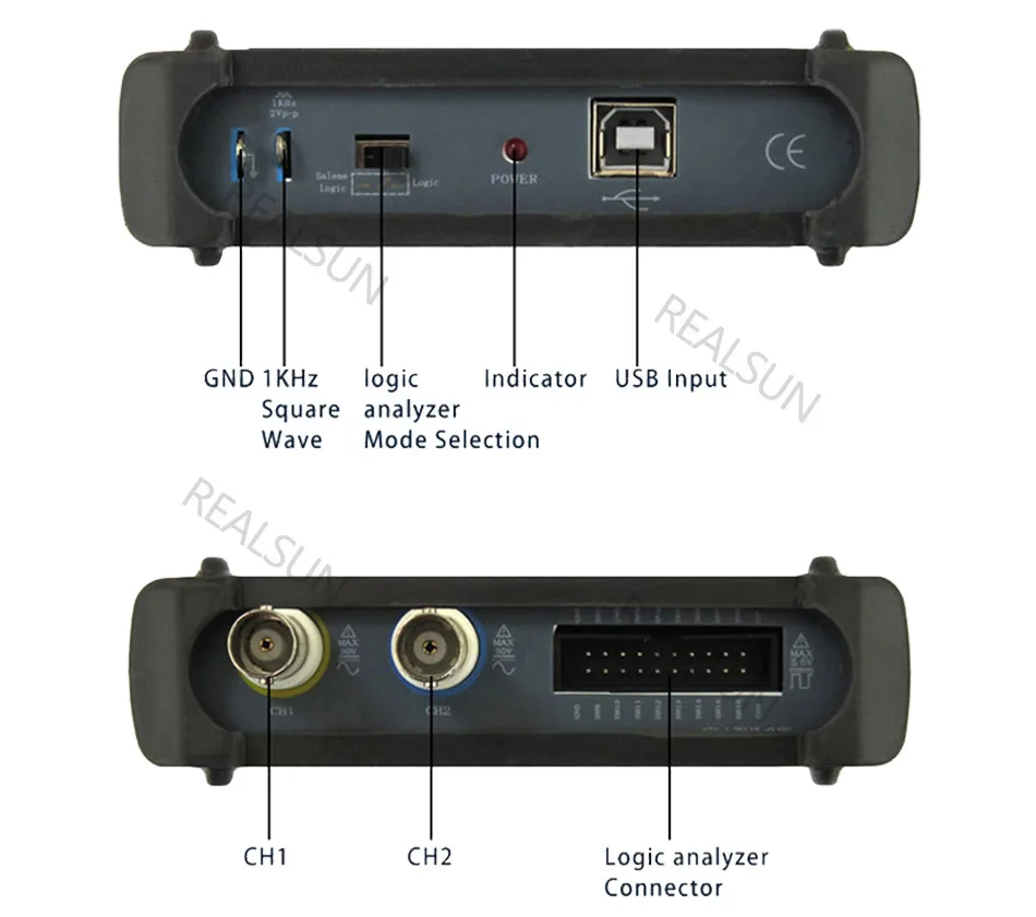 ISDS205C обновленная версия MDSO-LA ПК USB аналоговый Виртуальный осциллограф 16 Канальный Логический анализатор пропускная способность 20 м анализ цепи FS