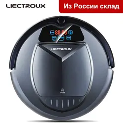 (Доставка из Москвы) LIECTROUX B3000PLUS робот пылесос с танком для воды (влажная и сухая уборка) сенсорный экран, фильтр HEPA,моющий бак,виртуальная