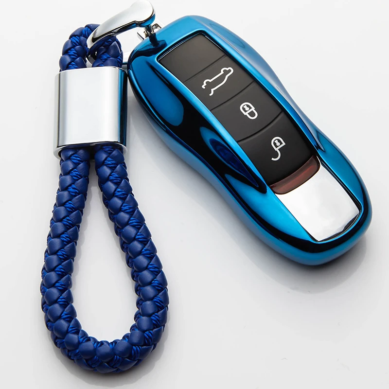 

TPU Car Key Fob Holder Cover Case For Porsche Cayenne 911 996 Panamera Macan Car Protection Shell Auto Accessories Styling