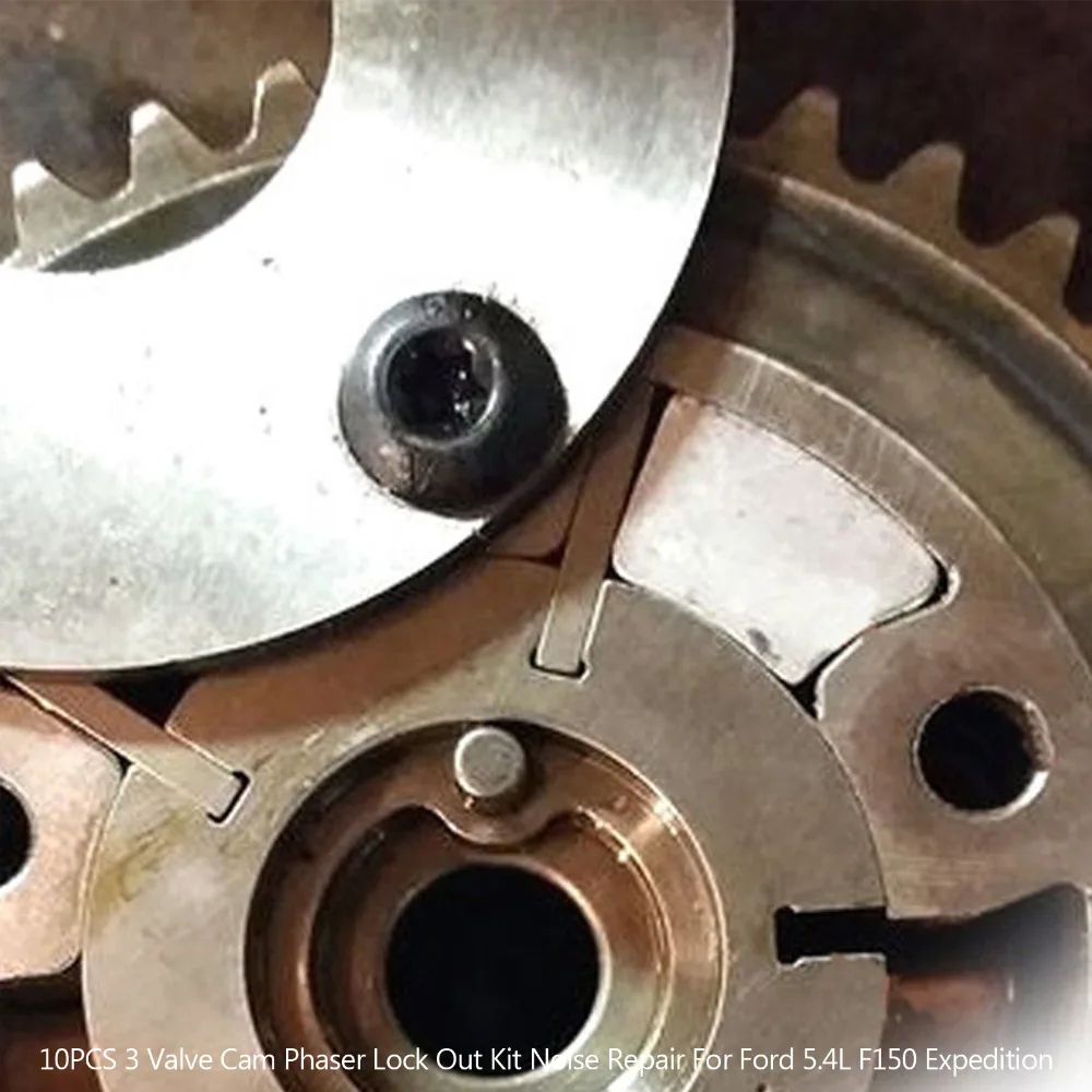 Areyourshop автомобилей 10 шт 3 клапан Cam Phaser блокировки Комплект Шум ремонт Ford 5.4L F150 экспедиции авто аксессуары