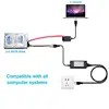 LumiParty-Cable adaptador SATA/PATA/IDE a USB 2,0, convertidor para disco duro de 2,5 pulgadas, 3,5, FE para disco duro r29 ► Foto 2/6