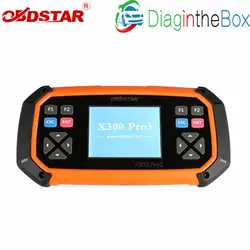 OBDSTAR Master Key X300 PRO3 Стандартный конфигурации с иммобилайзер одометром EEPROM OBD X300 PRO3 Auto Key Программист