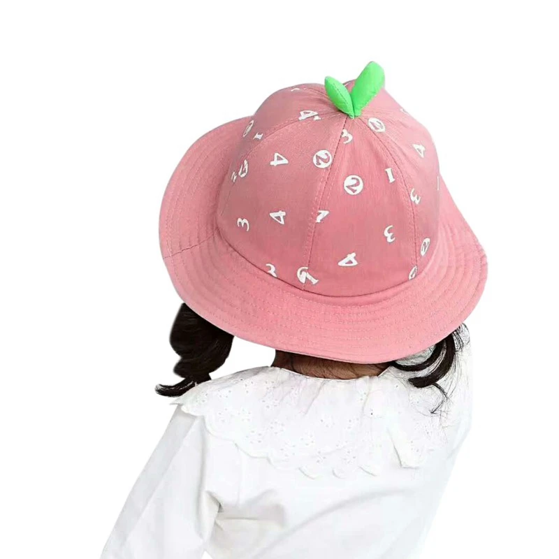 Весна детская шапка для мальчиков для маленьких девочек шапки цифровой печати Панамы кепки Реверсивный солнца Головные уборы 2019 лето-осень