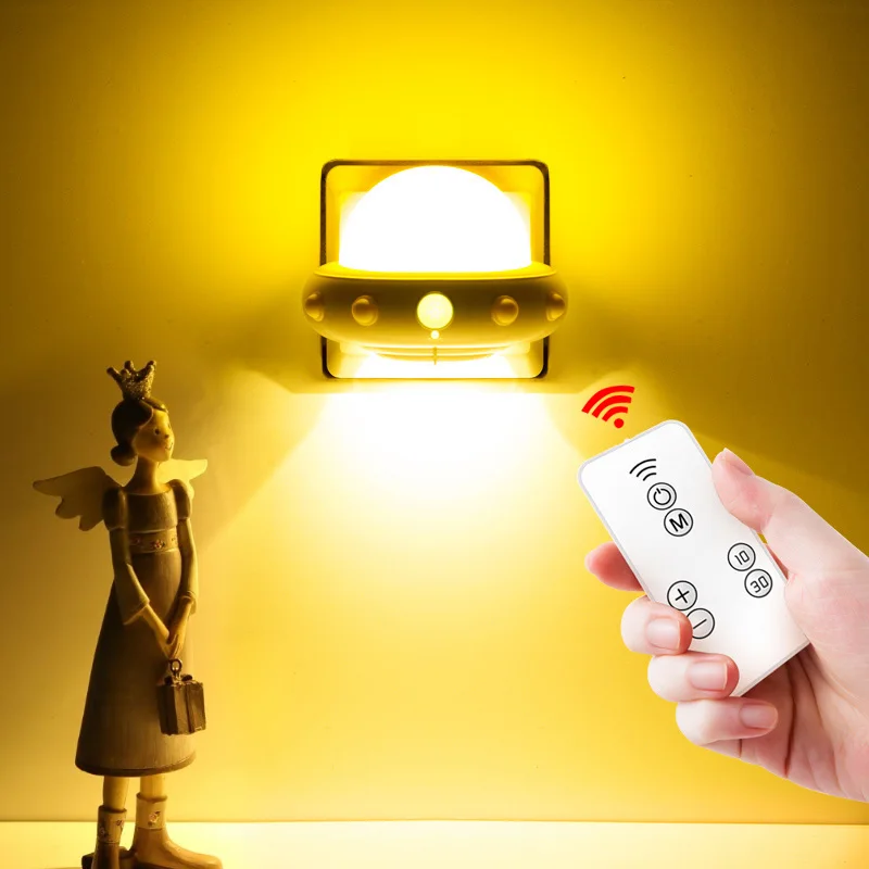 Remote Control LED Lamp Bedroom Bedside Light Child Bed Sleep Lamp For
