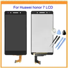 100% New Tested For Huawei Honor 7 LCD Screen Display with Touch Screen Digitizer Assembly Complete White/Black/Gold + Tools