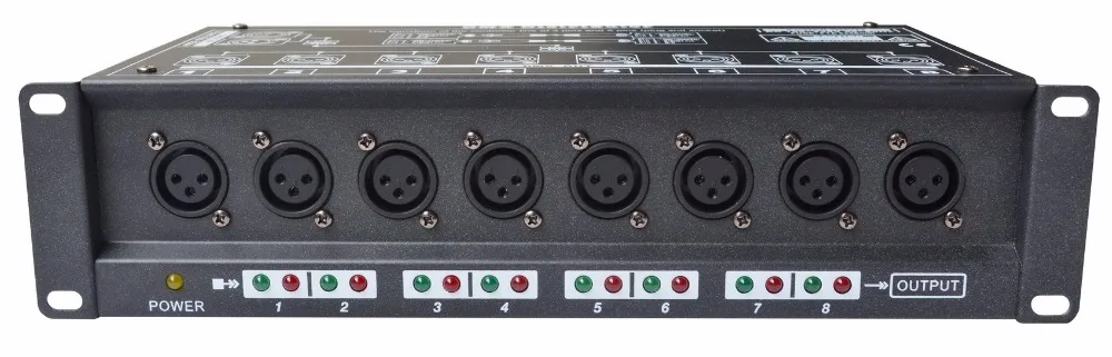 

8 Way DMX Distributor DMX Spliter with One Input Free Shipping