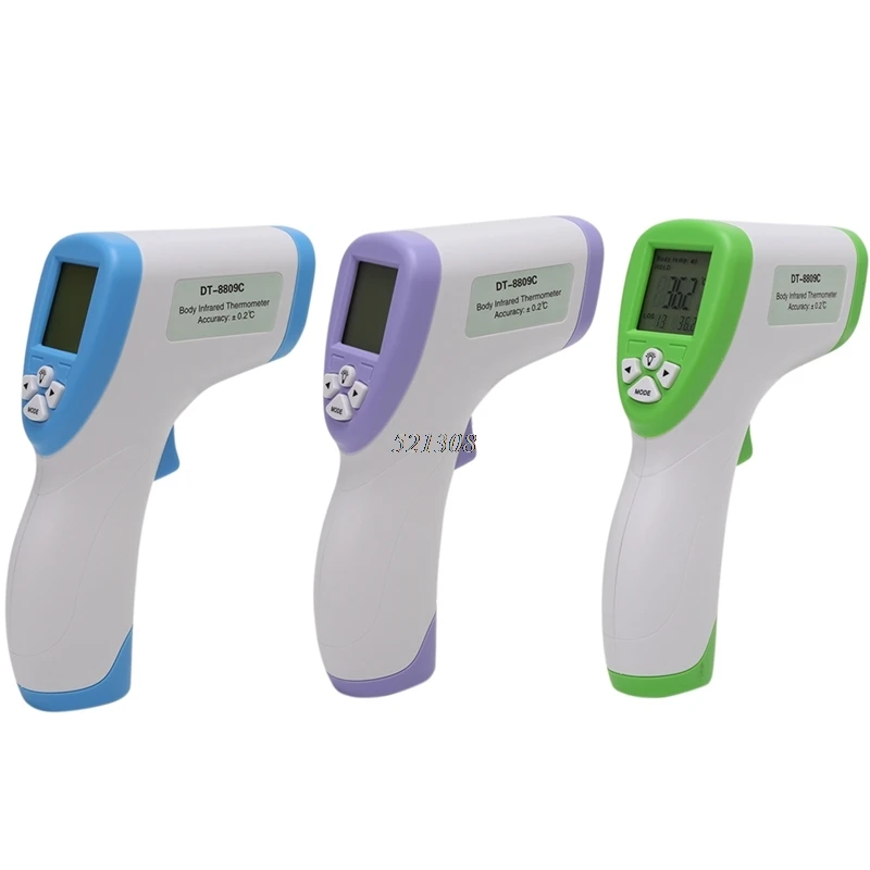 Digital Thermometer Infrared Baby Adult Forehead Non-contact Infrared Thermometer With LCD Backlight Termometro Infrave APR12_30 infrared thermometer price with respond time least 150ms