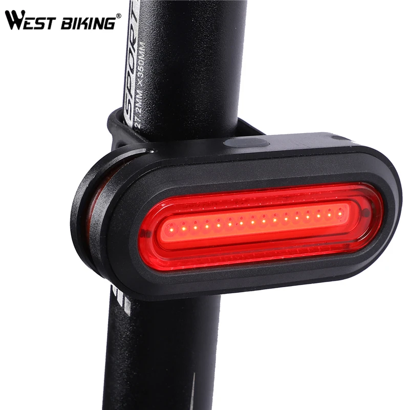 WEST BIKING для велосипеда задний светильник светодиодный COB MTB дорожный велосипед