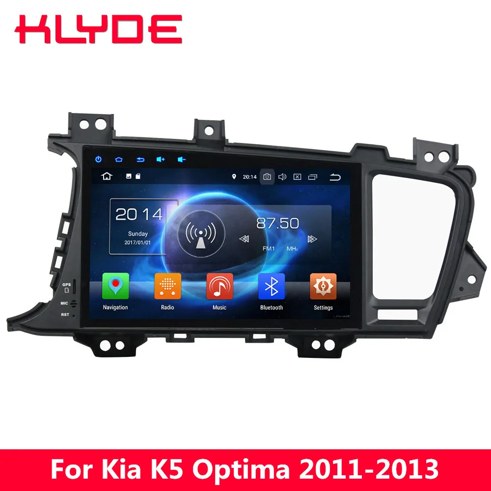 Cheap KLYDE 9" IPS 4G Android 8.0 7.1 Octa Core 4GB RAM 32GB ROM Car DVD Player Stereo GPS Navigation For Kia K5 Optima 2011 2012 2013 0