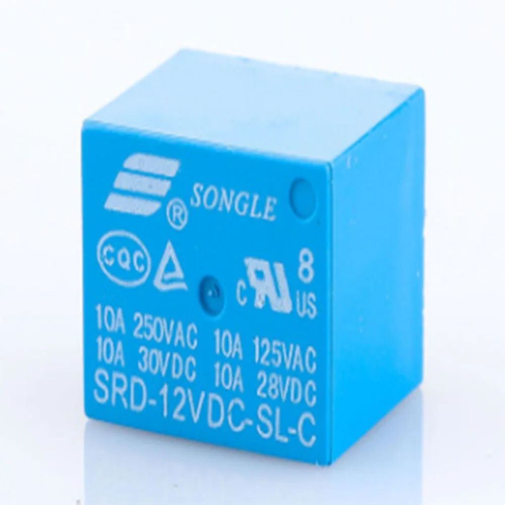 Реле питания дома миниатюрное реле SRD-12VDC-SL-C экологически чистый