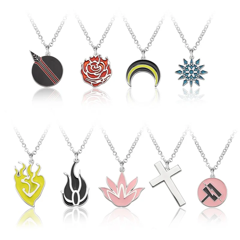 

RWBY Rose Weiss Schnee Blake Belladonna Yang Xiao Long Symbol Necklace gift