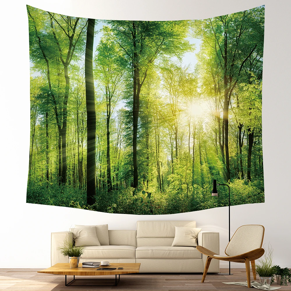 Preise Dekorative Mandala Wald Wandbehang Tapisserie Böhmischen Macrame Wand Kunst Decke Wohnkultur Multicolor Schlafzimmer Blätter Yoga Matte