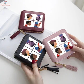 

New Stranger Things 3D printing Wallets Harajuku style wallet Women Mini Purse Accessories Short Zipper card Bags Lady Wallets