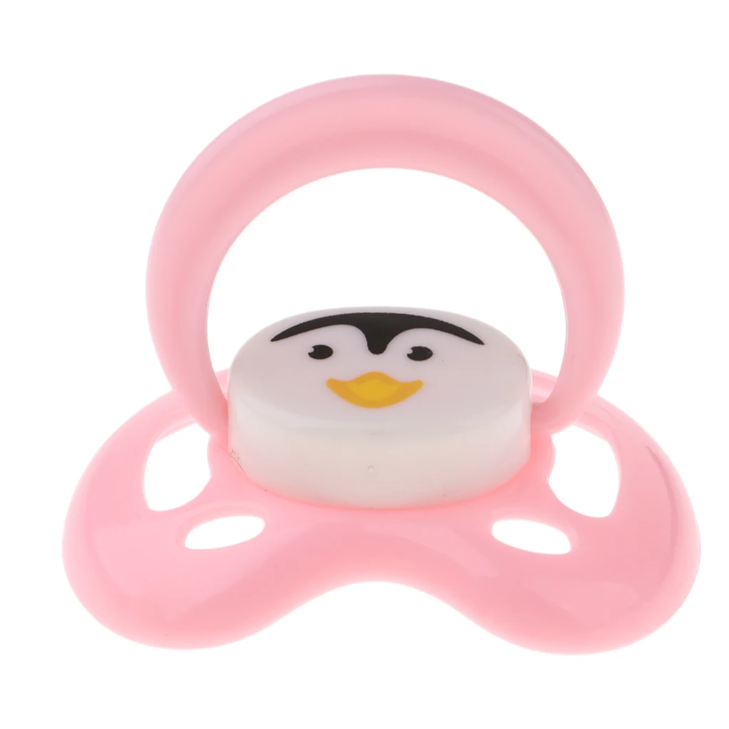 High Quality ABS  Pacifier & Magnet Set Baby Doll Supplies For Reborn Doll Real Life Accessory Pink #2
