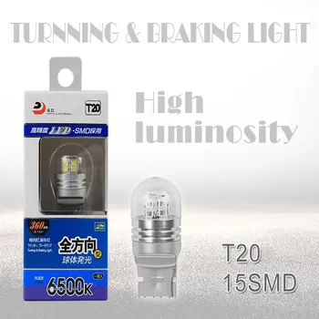 

T20 7440 LED Automotive Front Rear Turn Signals Reverse Light LED T20 Cars Bulbs W3X16D Brightest White 6000K LED Easy Install