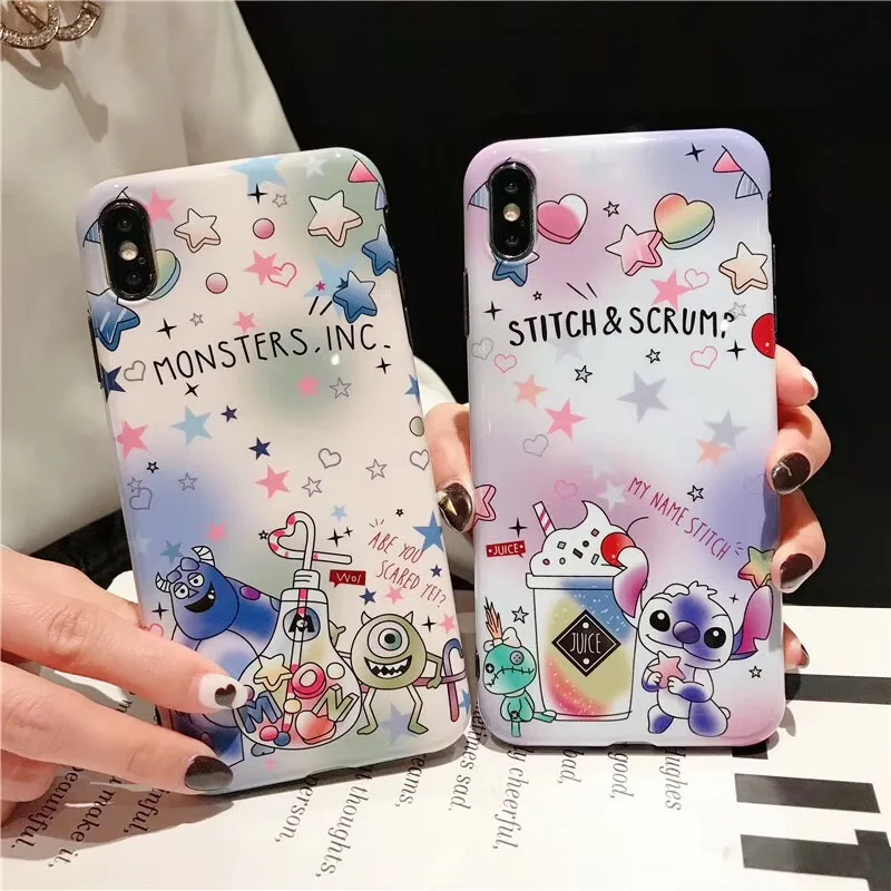 Чехол для телефона Candys Toy Story Chip n ALE Stitch iPhone 7 8 6 6s Plus X XS Max Xr милый мультяшный чехол