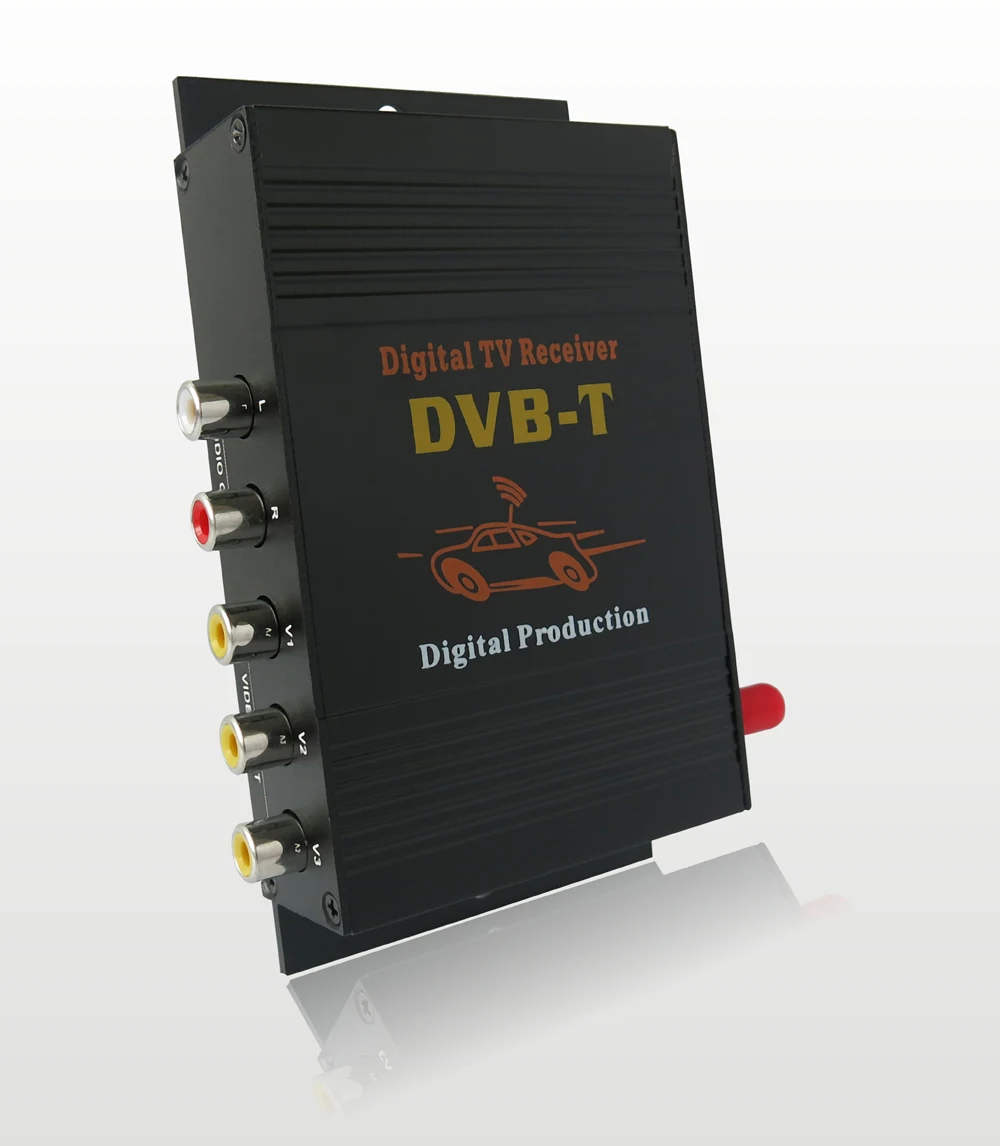 Krando цифровой автомобильный тв тюнер HD 1080P DVB T с одной антенной ТВ