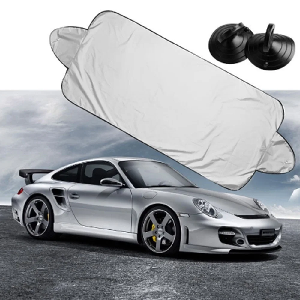 

SEKINNEW Car Auto Windshield Protector Visor Cover Sun Shade Prevent Snow Frost Ice Dust 206 x 70cm For Car