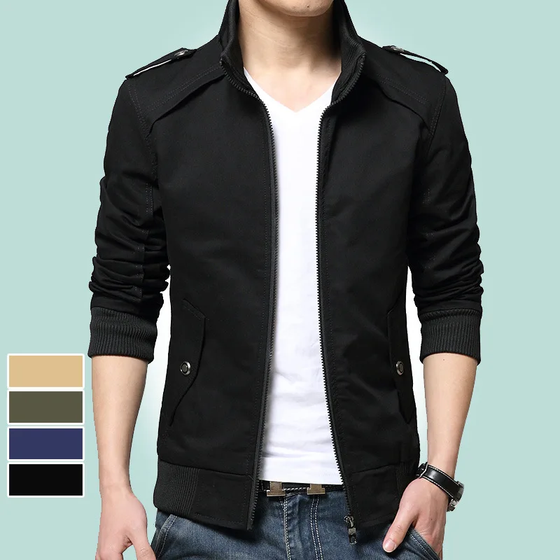 

2019 new European and American uniform men's autumn and winter cotton jacket men's tooling jacket autumn casual jacket