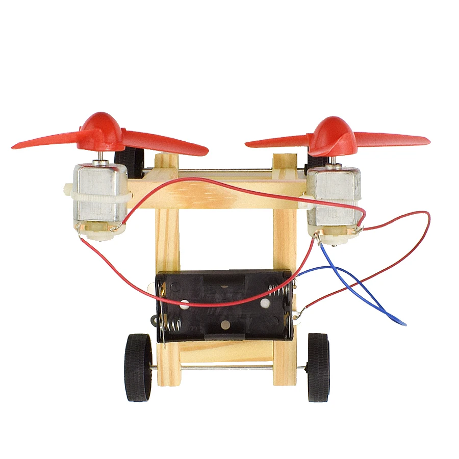 Einflügelige Wind CarAssembly Model Kit Entwicklungsspielzeug Science Experim ZP 