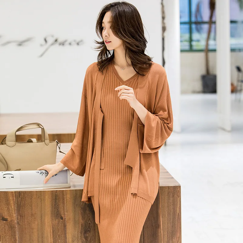 Knitted Cardigan Loose Long Sleeve Kimono Jacket 2019 New Women Sweater Female Cardigans Coats Outerwear Air Conditioning Shirts Knitted Cardigan Loose Long Sleeve Kimono Jacket 2019 New Women Sweater Female Cardigans Coats Outerwear Air Conditioning Shirts