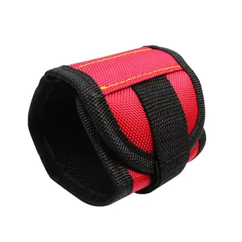 

3 Grid Magnetic Wrist bag Toolkit Wrist Belt Scissor Screw Holder Wrist Spire Lamella Tool Storage Orgnization Bags S2-3