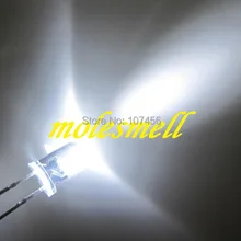 1000 шт/партия! 5 мм белый светодиодный(14000~ 16000 мкд) 5 мм светодиод 5 мм Прозрачная Круглая Белая светодиодный