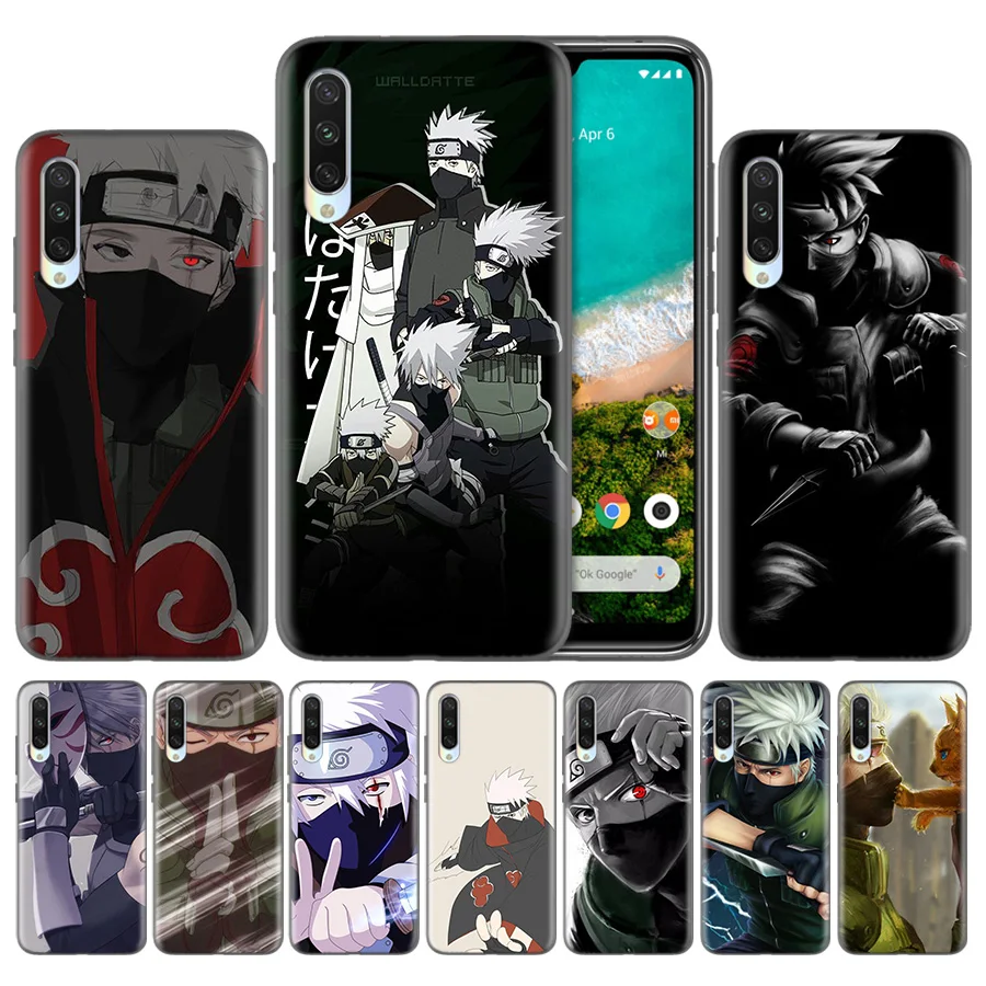 

Silicon Black Cover For Xiaomi Redmi Note 7 6 6A 7S 7A Y2 Y3 K20 4 4X S2 5 Pro Plus Soft TPU Cases Hokage Naruto Kakashi