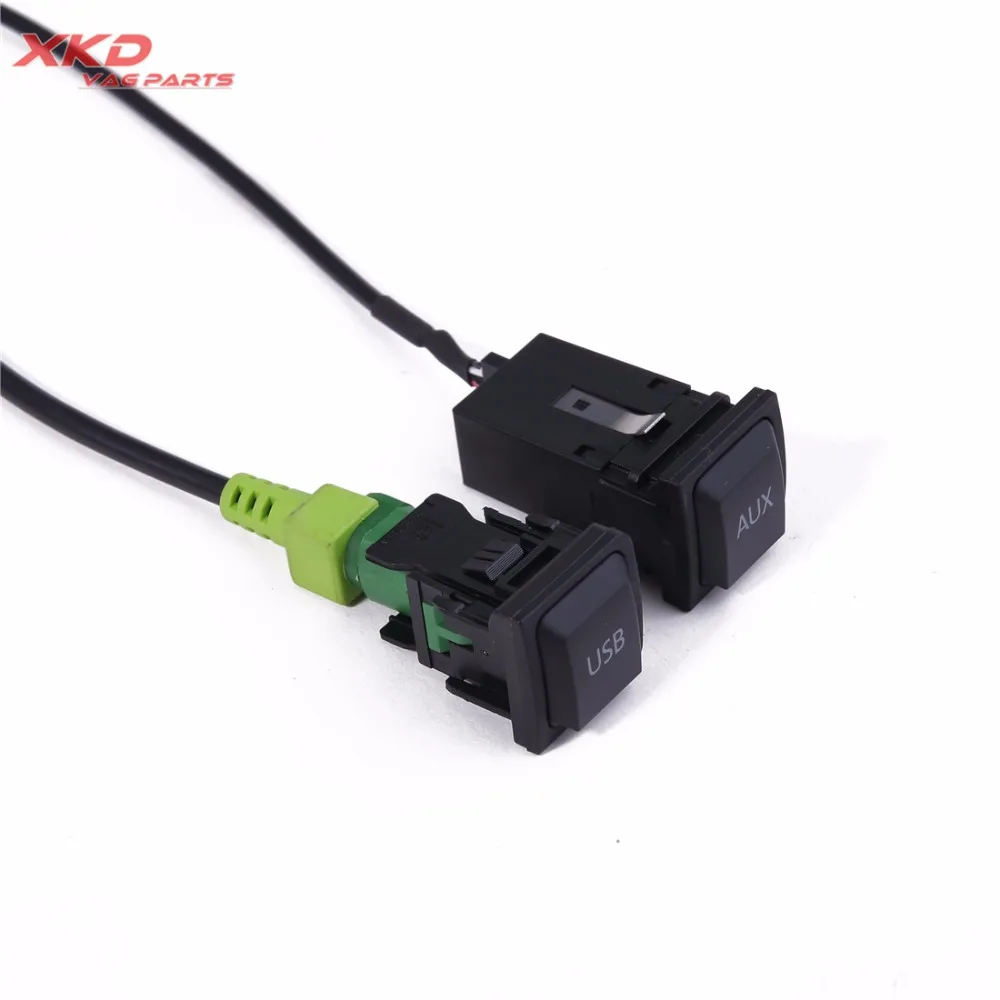 5M0 035 724 AUX и USB входной выключатель набор кабелей для Golf Je tta MK5 MK6 RCD510/RNS510/RNS315