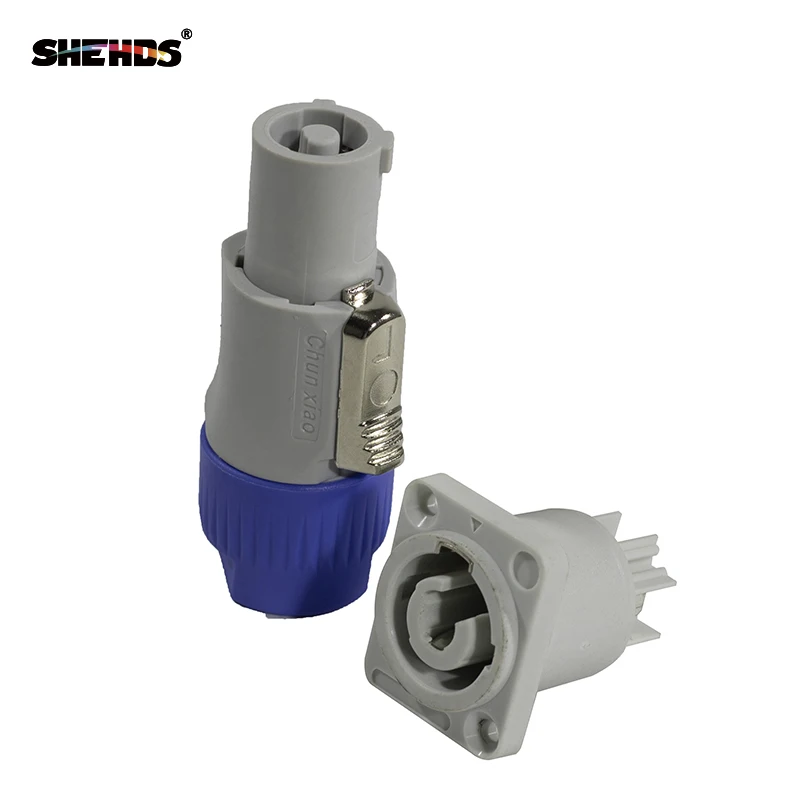 

Stage Lighting Fitting Products PowerCon Plug In and Out-White For Power Input DMX Stage Lighting Dj Equipment Fast Shipping