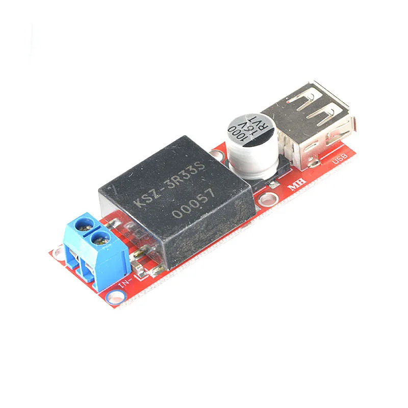 

5V USB Output Converter DC 7V-24V To 5V 3A Step-Down Buck KIS3R33S Module KIS-3R33S