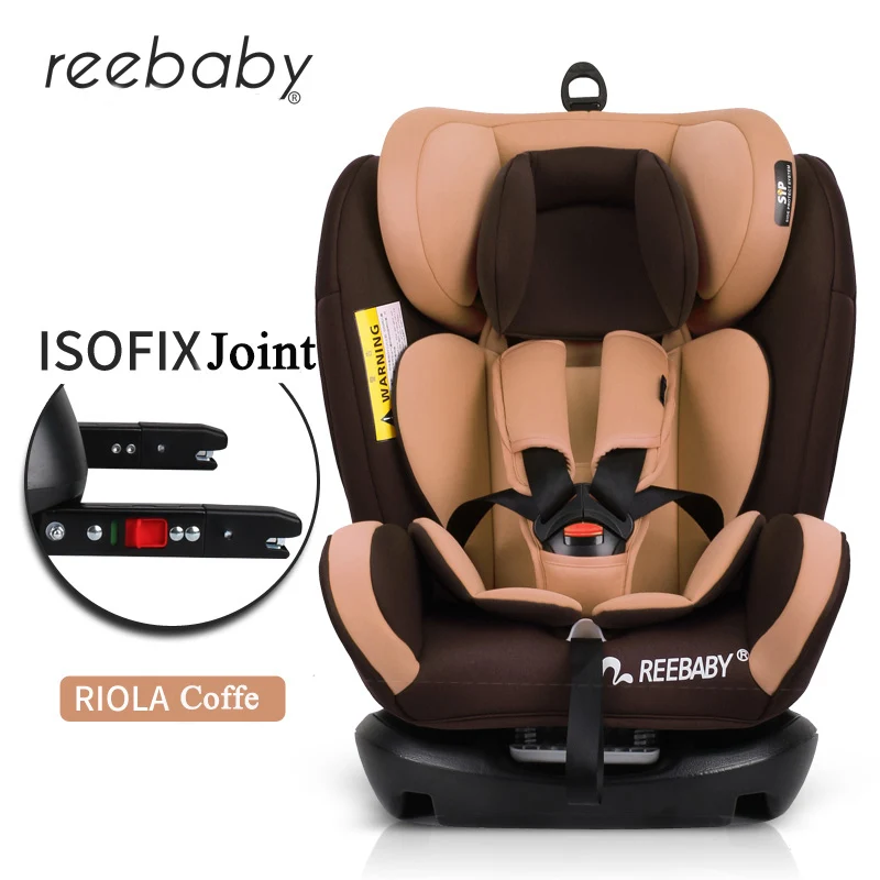 Сиденье безопасности с интерфейсом Isofix для детей 0-12 лет, детское автомобильное сиденье для новорожденных, можно отрегулировать детское паровое сиденье, много цветов на выбор - Цвет: Interface ISOfix